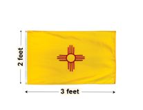 2'x3' New Mexico Nylon Outdoor Flag